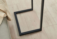 Modern Walnut C Table