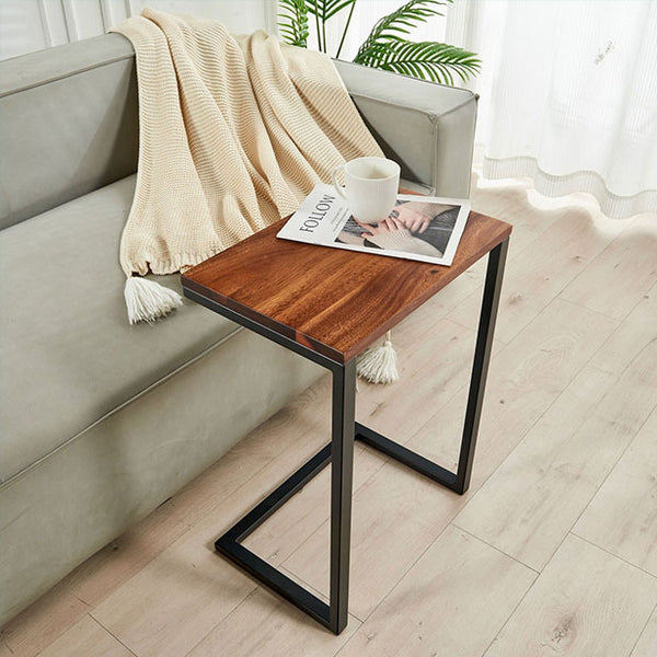 Modern Walnut C Table