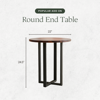 Round End Table
