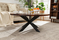 Round Coffee Table with Spider Legs