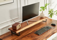 Live Edge Monitor Stand