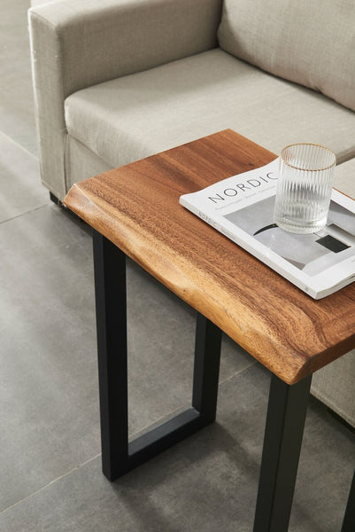 Live Edge End Table | Solid Walnut | Keelan Scott