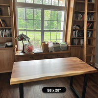 DIY Live Edge Walnut Table Top